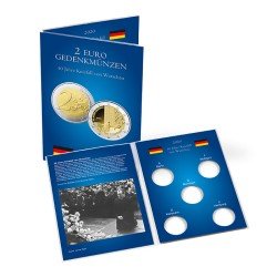 Leuchtturm 361755 Tarjeta para 5 monedas conmem. alem. de 2€ “50. aniv. de genuflexión de Varsovia“(2020)