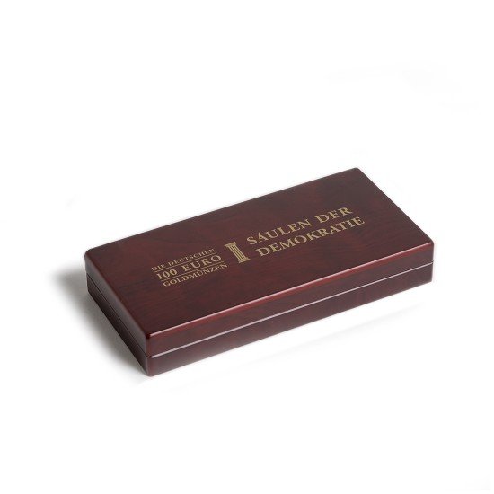 Leuchtturm 363141 Estuche VOLTERRA p. 3 monedas  de oro alemanas de 100€ „pilares de la democracia”encáps.