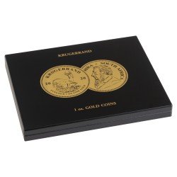 Leuchtturm 363743 Estuche para 30 monedas de oro Krugerrand (1 oz.) en cápsulas
