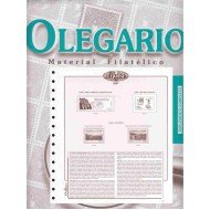Hojas España Olegario Años completos sin montar -1976/85 Hojas España Olegario Años completos sin montar -1976/85