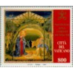 Vaticano - 1089 - 1997 Navidad  Pintura de B. Gozzoli Lujo