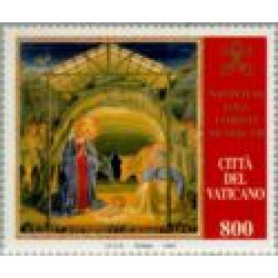 Vaticano - 1089 - 1997 Navidad Pintura de B. Gozzoli Lujo Vaticano - 1089 - 1997 Navidad Pintura de B. Gozzoli Lujo