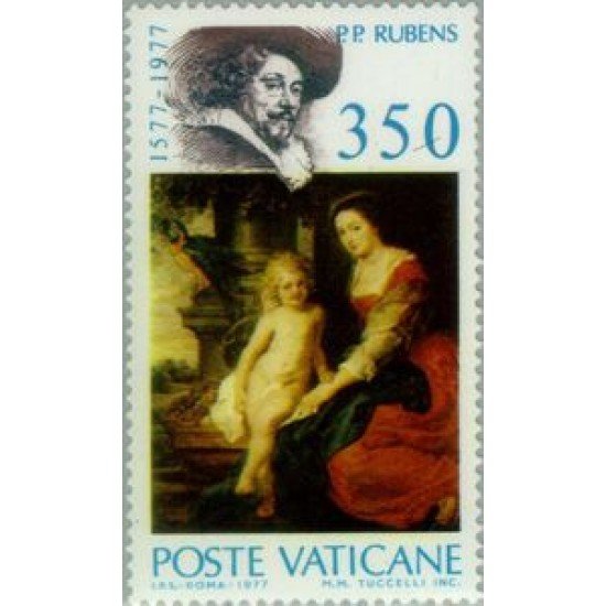 Vaticano - 644 - 1977 4º Cent.de Rubens Cuadro Lujo Vaticano - 644 - 1977 4º Cent.de Rubens Cuadro Lujo