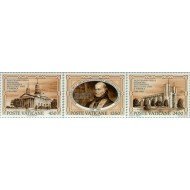 Vaticano - 864/66  - 1989 Bicentenario de la jerarquía eclesiástica en EEUU Lujo