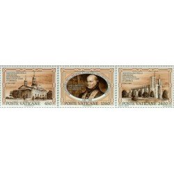 Vaticano - 864/66 - 1989 Bicentenario de la jerarquía eclesiástica en EEUU Lujo Vaticano - 864/66 - 1989 Bicentenario de la jerarquía eclesiástica en EEUU Lujo