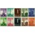Vaticano Aéreo 35/44 1959  Serie Obeliscos MNH