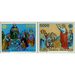 REL/S Vaticano Aéreo 73/74 1983 Año mundial de las comunicaciones Emblema Lujo REL/S Vaticano Aéreo 73/74 1983 Año mundial de las comunicaciones Emblema Lujo