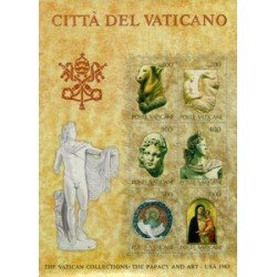 Vaticano HB 6 1983 Colección de arte del Vaticano en EEUU Lujo Vaticano HB 6 1983 Colección de arte del Vaticano en EEUU Lujo