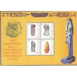 Vaticano HB 11 1989 150º Aniv. Museo gregoriano-egipcio Lujo