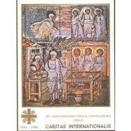 Vaticano HB 12 1990 40º Aniv. de Cáritas Inter. Lujo Vaticano HB 12 1990 40º Aniv. de Cáritas Inter. Lujo