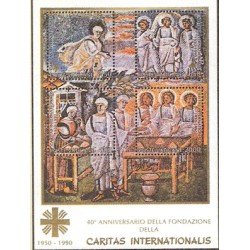 Vaticano HB 12 1990 40º Aniv. de Cáritas Inter. Lujo