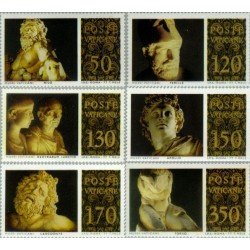 Vaticano - 638/43 - 1977 Museo del Vaticano Esculturas Lujo