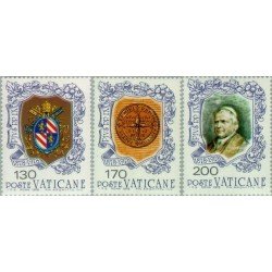 Vaticano - 653/55 - 1978 Cent. muerte del Papa Pio IX Lujo