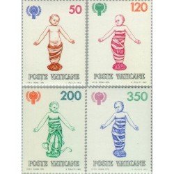 Vaticano - 685/88 - 1979 Año internacional de la infancia Esculturas Lujo Vaticano - 685/88 - 1979 Año internacional de la infancia Esculturas Lujo