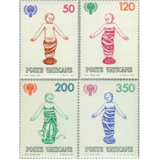 Vaticano - 685/88 - 1979 Año internacional de la infancia Esculturas Lujo