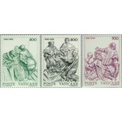 Vaticano - 734/36 - 1982 4º Cent. de la reforma del calendario gregoriano Lujo Vaticano - 734/36 - 1982 4º Cent. de la reforma del calendario gregoriano Lujo