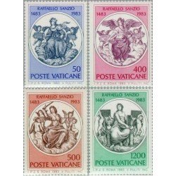 Vaticano - 743/46 - 1983 500º Aniv. de Rafael Lujo Vaticano - 743/46 - 1983 500º Aniv. de Rafael Lujo