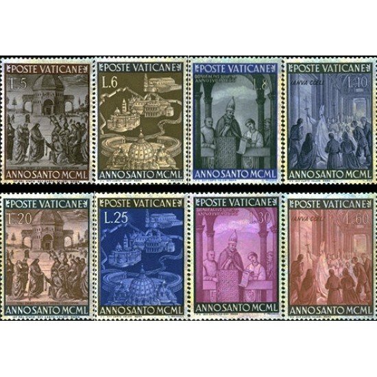 Vaticano 150/57 1950 Año Santo MH