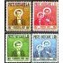 Vaticano 237/40 - 1957 Cent. muerte St. Dominique Savio MNH