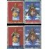 REL/S Vaticano 268/71  1959  Coronación de Juan XXIII Escudo MNH