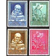REL/S Vaticano 289/92  1960  5º Cent. muerte St. Antonin MNH