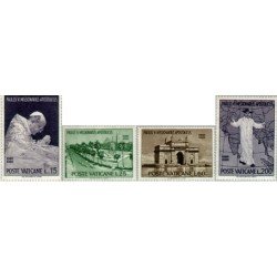 Vaticano  Nº 418/21  1964  Viaje de S S Pablo VI a la India Lujo