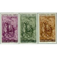 REL/S Vaticano Nº 463/65 1966 Navidad Lujo REL/S Vaticano Nº 463/65 1966 Navidad Lujo