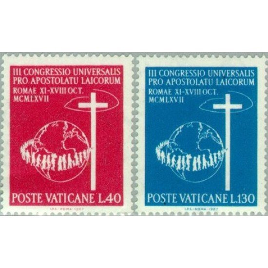 REL/S Vaticano  Nº 471/72  1967  3er Congreso universal por el apostolado laico Roma Lujo