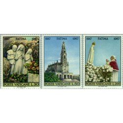 REL/S Vaticano Nº 473/75 1967 50º Aniv. de las apariciones de Fátima Lujo REL/S Vaticano Nº 473/75 1967 50º Aniv. de las apariciones de Fátima Lujo