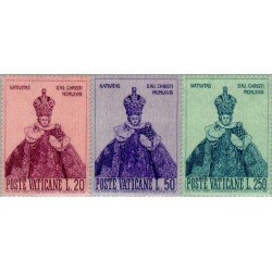 REL Vaticano  Nº 482/84  1968  Navidad Niño Jesús de Praga Lujo