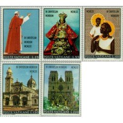 REL/S Vaticano Nº 513/17 1970 Visita de S S Pablo VI a las Filipinas y Australia Lujo REL/S Vaticano Nº 513/17 1970 Visita de S S Pablo VI a las Filipinas y Australia Lujo