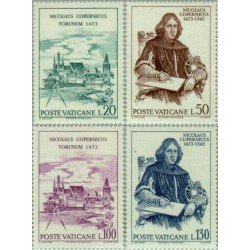 Vaticano  Nº 558/61  1973  500º Aniv. de Copernico Lujo