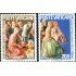 Vaticano - 609/10 - 1975 Año inter. de la mujer Cuadros de Beato Angelico Lujo