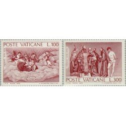 Vaticano - 611/12 - 1976 4º Cent. muerte del pintor Titien Lujo
