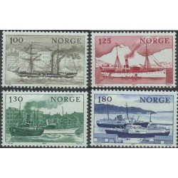 BA2/S Noruega Norway  Nº 703/06  1977 Serie costa de Noruega Barcos Lujo