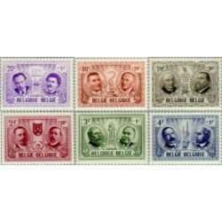 VAR2/S Bélgica Belgium  Nº 1013/18  1957  Obras culturales Personajes Lujo