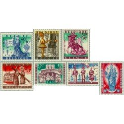 Bélgica - 1082/88 - 1958 Obras antituberculosis Lujo