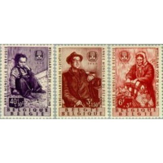 Bélgica - 1128/30 - 1960 Año mundial del refugiado Lujo Bélgica - 1128/30 - 1960 Año mundial del refugiado Lujo