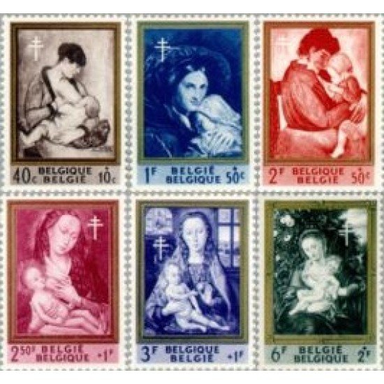 Bélgica - 1198/03 - 1961 Obras antituberculosis Lujo