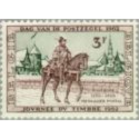 Bélgica - 1212 - 1962 Día del sello Postillón a caballo Lujo Bélgica - 1212 - 1962 Día del sello Postillón a caballo Lujo