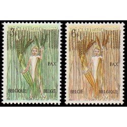 Bélgica - 1251/52 - 1963 Movimiento 8 de mayo por la paz Lujo