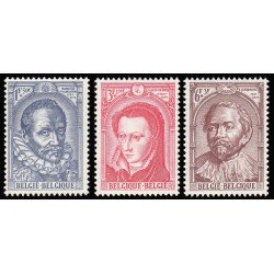Bélgica - 1287/89 - 1964 125º Aniv. Comunidad evangélica Retratos Lujo
