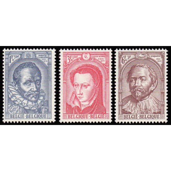 Bélgica - 1287/89 - 1964 125º Aniv. Comunidad evangélica Retratos Lujo Bélgica - 1287/89 - 1964 125º Aniv. Comunidad evangélica Retratos Lujo