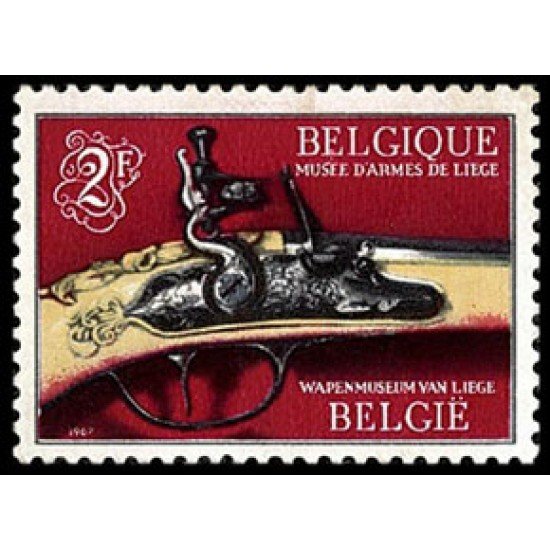 Bélgica - 1406 - 1967 Museo de armas Pistola Lujo Bélgica - 1406 - 1967 Museo de armas Pistola Lujo