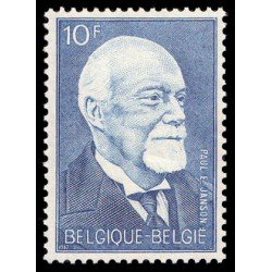 Bélgica - 1414 - 1967 95º Aniv. de Paul-Emile Janson Gravado Lujo