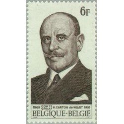 Bélgica - 1512 - 1969 Cent. del político Henry Carton de Wiart Lujo