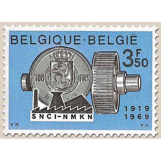 Bélgica 1516 1969 Sociedad nacional de crédito e industria MNH Bélgica 1516 1969 Sociedad nacional de crédito e industria MNH