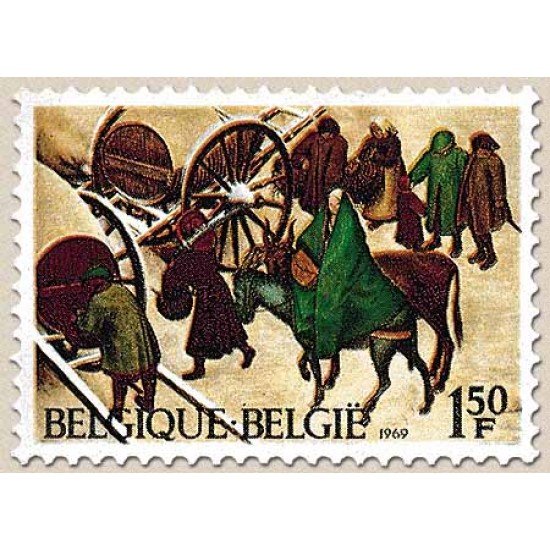 Bélgica - 1517 - 1969 Navidad Cuadro de Breughel L Bélgica - 1517 - 1969 Navidad Cuadro de Breughel L