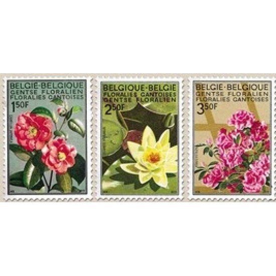 Bélgica - 1523/25 - 1970 Florales de Gand Lujo Bélgica - 1523/25 - 1970 Florales de Gand Lujo