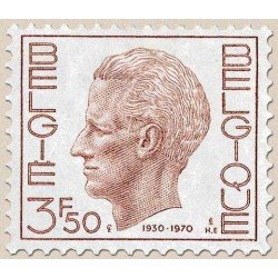 Bélgica - 1543 - 1970 40º Aniv. del rey Efigie Lujo Bélgica - 1543 - 1970 40º Aniv. del rey Efigie Lujo